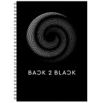 A&G PAPER Back To Black Spiral Notebook B5 17Χ24 Cm 4 Subjects - 5 Designs 32087 5203296320875