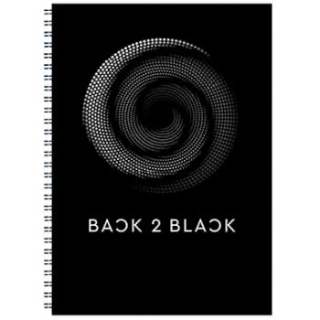 A&G PAPER Back To Black Spiral Notebook B5 17Χ24 Cm 4 Subjects - 5 Designs 32087 5203296320875