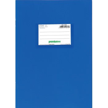A&G PAPER Premium School Pin Bound Notebook Β5 50 Sheets - Blue 029165 5205616291650