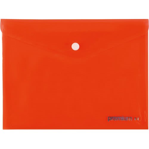 A&G PAPER Premium PP Document Folder With Button Α4 - Red 026373 5205616263732