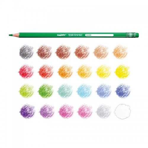CARIOCA Tita Erasable Ξυλομπογιές 24 Χρωμάτων 42938 8003511429386