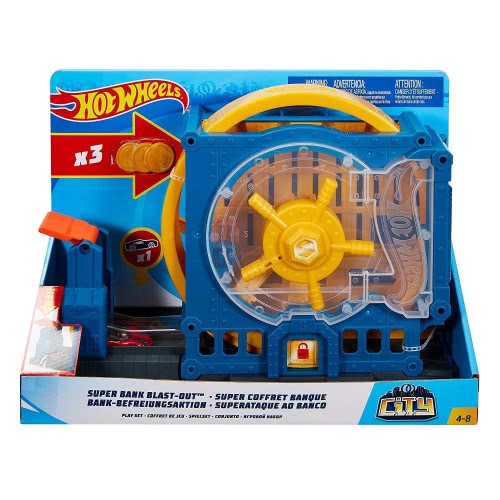 Mattel Hot Wheels City Super Bank Blast Out Playset FNB15 / GBF96 887961713930