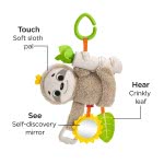 Mattel Stroller Sloth Κρεμαστό Καροτσίου Βραδύπους FXC31 887961687507