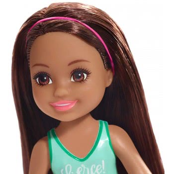 Mattel Barbie Club Chelsea: Μελαχρινό Κοριτσάκι Με Μπλουζάκι Τίγρης DWJ33 / FXG79 887961690972