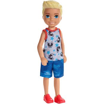Mattel Barbie Club Chelsea: Blonde Boy In Puppy Themed Look DWJ33 / FXG80 887961690989