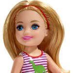 Mattel Barbie Club Chelsea: Ξανθιά Κούκλα Με Μπλουζάκι Δεινόσαυρος DWJ33 / FXG82 887961690996