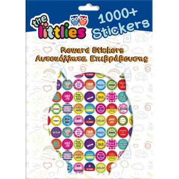 Diakakis imports The Littlies +1000 Reward Stickers Μπλοκ Με Αυτοκόλλητα Επιβράβευσης 8 Σελίδων 000646650 5205698443565