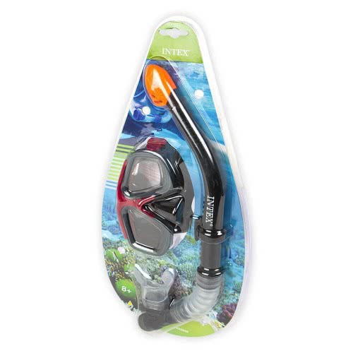 INTEX ΜΑΣΚΑ ΜΕ ΑΝΑΠΝΕΥΣΤΗΡΑ Surf Rider Swim Set 55949 6941057403434