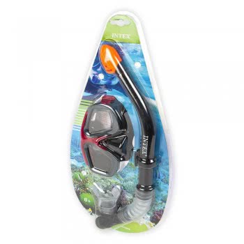 INTEX ΜΑΣΚΑ ΜΕ ΑΝΑΠΝΕΥΣΤΗΡΑ Surf Rider Swim Set 55949 6941057403434