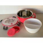 eco life Round Double Wall Lunch Box - Thermos 850Ml - Blue 33-BO-9070 5208009000532