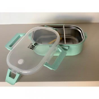 eco life Light Green Lunch Box 900Ml - Green 33-BO-9074 5208009000556