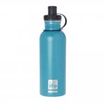 eco life Μεταλλικό Μπουκάλι 600Ml Aqua (Matte) - Γαλάζιο 33-BO-1012 5208009001874