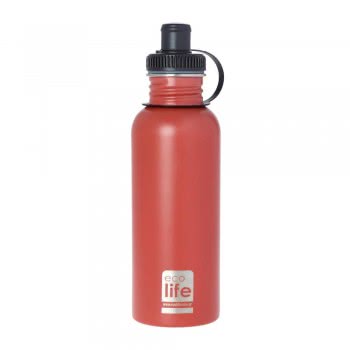 eco life Stainless Steel Bottle 600Ml Coral (Matte) 33-BO-1013 5208009001881