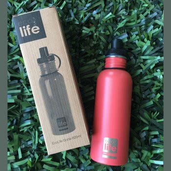 eco life Stainless Steel Bottle 600Ml Coral (Matte) 33-BO-1013 5208009001881