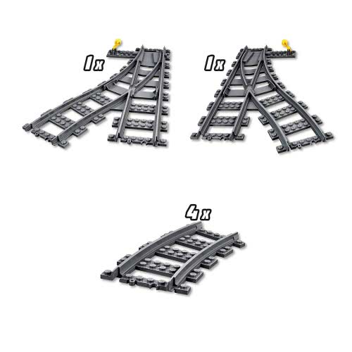 LEGO City Trains Switch Tracks 60238 5702016364675