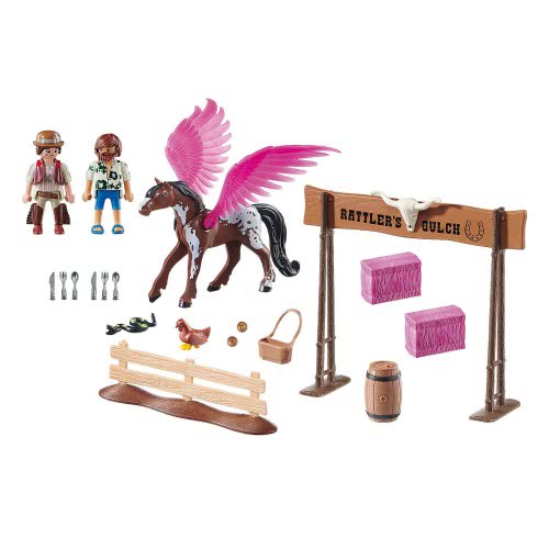 Playmobil The Movie Marla And Del With Flying Horse 70074 4008789700742