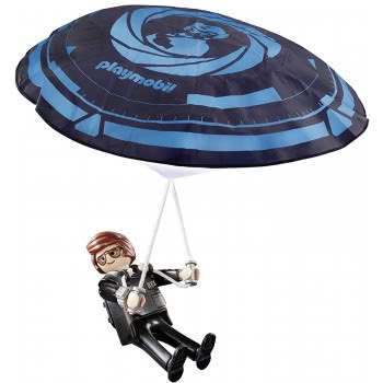 Playmobil The Movie Ο Μυστικός Πράκτορας Ρεξ Ντάσερ Με Το Αλεξίπτωτό Του 70070 4008789700704