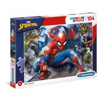 Clementoni Παιδικό Παζλ Color Spiderman 104 Τμχ 1210-27116 8005125271160
