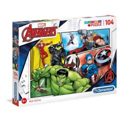 Clementoni Kids Puzzle Super Color The Avengers 104 Pcs 1210-27284 8005125272846