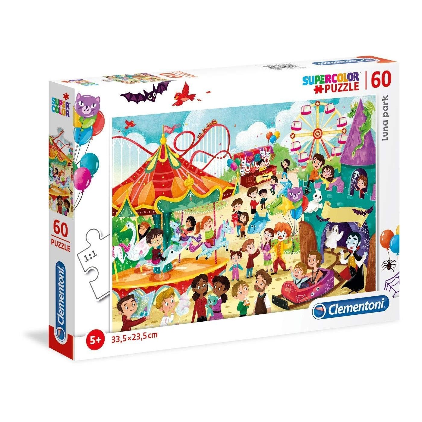 Clementoni Supercolor Luna Park Puzzle 60 Pieces 1200-26991 | Toys-shop.gr