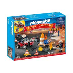 Playmobil Advent Calendar Construction Site Fire Rescue 9486 4008789094865