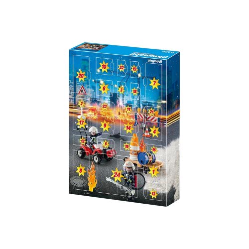 Playmobil Advent Calendar Construction Site Fire Rescue 9486 4008789094865