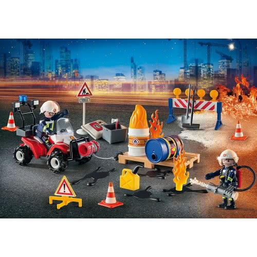 Playmobil Advent Calendar Χριστουγεννιάτικο Ημερολόγιο - Επιχείρηση Πυρόσβεσης Εργοταξίου 9486 4008789094865
