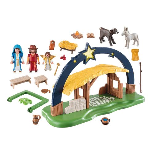 Playmobil Christmas Φάτνη Με Φωτεινό Αστέρι 9494 4008789094940