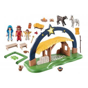 Playmobil Christmas Φάτνη Με Φωτεινό Αστέρι 9494 4008789094940