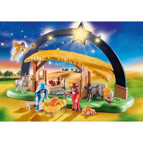 Playmobil Christmas Illuminating Nativity Manger 9494 4008789094940
