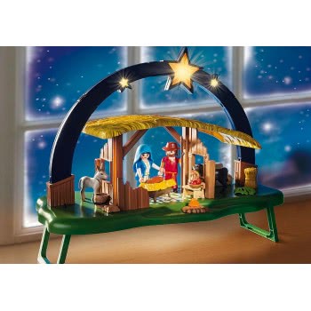 Playmobil Christmas Illuminating Nativity Manger 9494 4008789094940