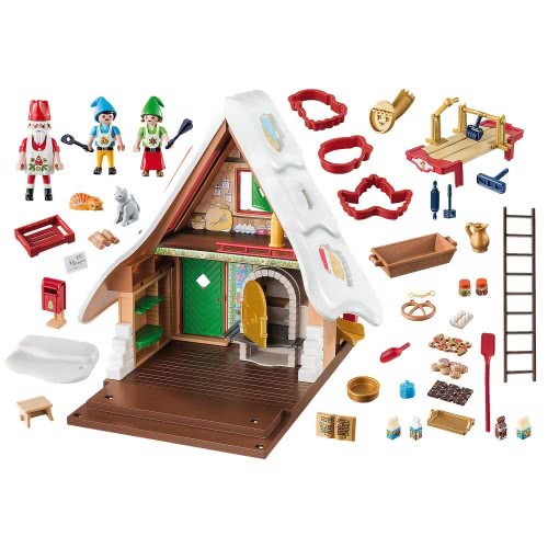 Playmobil Christmas Ο Φούρνος Του Άη Βασίλη (Με Φορμάκια Μπισκότων) 9493 4008789094933