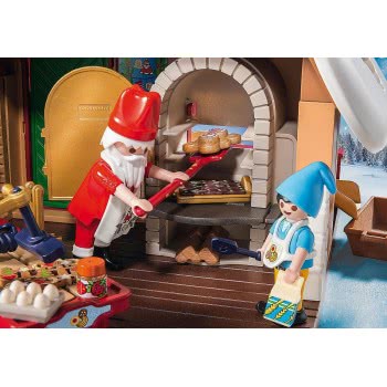 Playmobil Christmas Ο Φούρνος Του Άη Βασίλη (Με Φορμάκια Μπισκότων) 9493 4008789094933