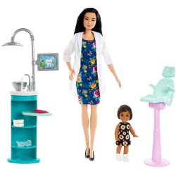 Mattel Barbie Dentist Set Playset DHB63 / FXP17 887961697049