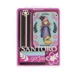 Santoro London Gorjuss Fiesta Mini Eraser Set With 4 Erasers - The Dreamer 920GJ02 5018997625446