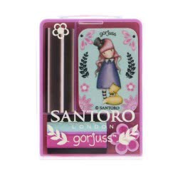 Santoro London Gorjuss Fiesta Mini Eraser Set With 4 Erasers - The Dreamer 920GJ02 5018997625446