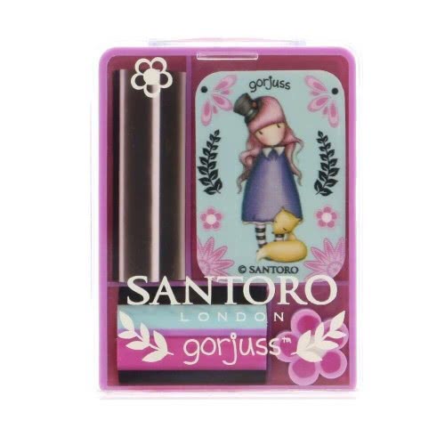 Santoro London Gorjuss Fiesta Mini Eraser Set With 4 Erasers - The Dreamer 920GJ02 5018997625446