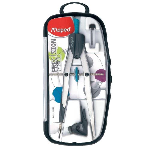 Maped Precision System Compass Case With 3 Pieces - 3 Colours 291010 3154142910103