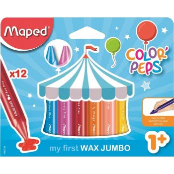 Maped Color Peps My First Wax Jumbo 12 Pieces 861311 3154148613114