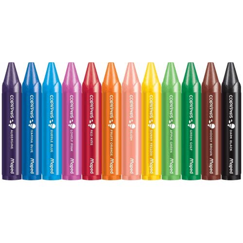 Maped Color Peps My First Wax Jumbo 12 Pieces 861311 3154148613114