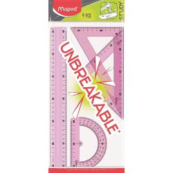 Maped Study Unbreakable Drawing Set 4 Pcs With Ruler Cm. 30 981701 3154149817016