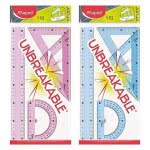 Maped Study Unbreakable Σετ Γεωμετρικά Όργανα 4 Τεμαχίων Με Χάρακα 30Cm 981701 3154149817016