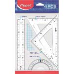 Maped Μέσαιο Σετ Οργάνων Γεωμετρίας Cristal 242 4Τμχ 242820 3154142428202