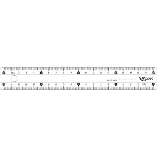 Maped 4 Pieces Geometry Set Clear With 20Cm Ruler 242820 3154142428202