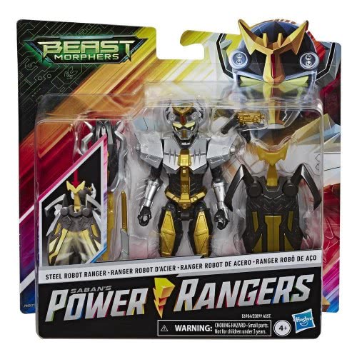 Hasbro Power Rangers Beast Morphers Steel Robot Ranger Φιγούρα Δράσης E5899 / E6904 5010993609666