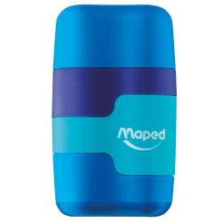 Maped Connect Duo Sharpener And Eraser Double - 3 Colours 049221 3154140492212