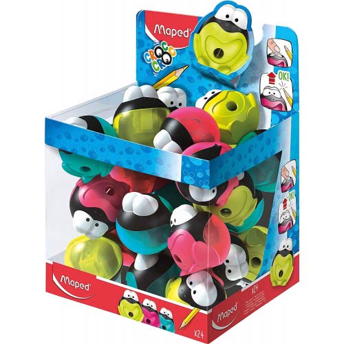 Maped Croc Croc Frog Ξύστρα Βατραχάκι - 3 Χρώματα 017711 3154140177119