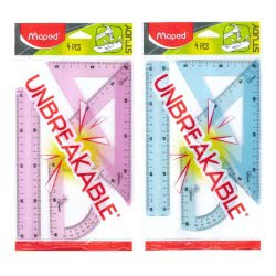 Maped Study Unbreakable Σετ Γεωμετρικά Όργανα 4 Τεμαχίων Με Χάρακα 20Cm 981703 3154149817030