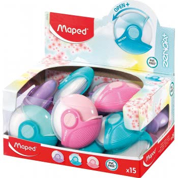 Maped Zenoa Plus Eraser - 3 Colours 123211 3154141232114