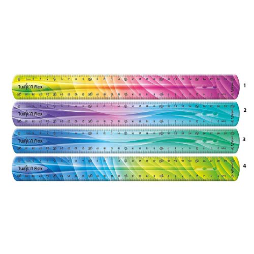 Maped Twist N Flex Decor Χάρακας 30 Cm - 4 Χρώματα 279315 3154142793157